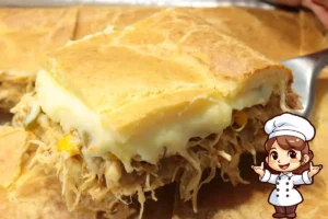 Torta de Frango com Catupiry